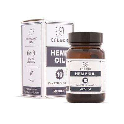 კანაფის ზეთის კაპსულები - Hemp Oil Capsules - Medium