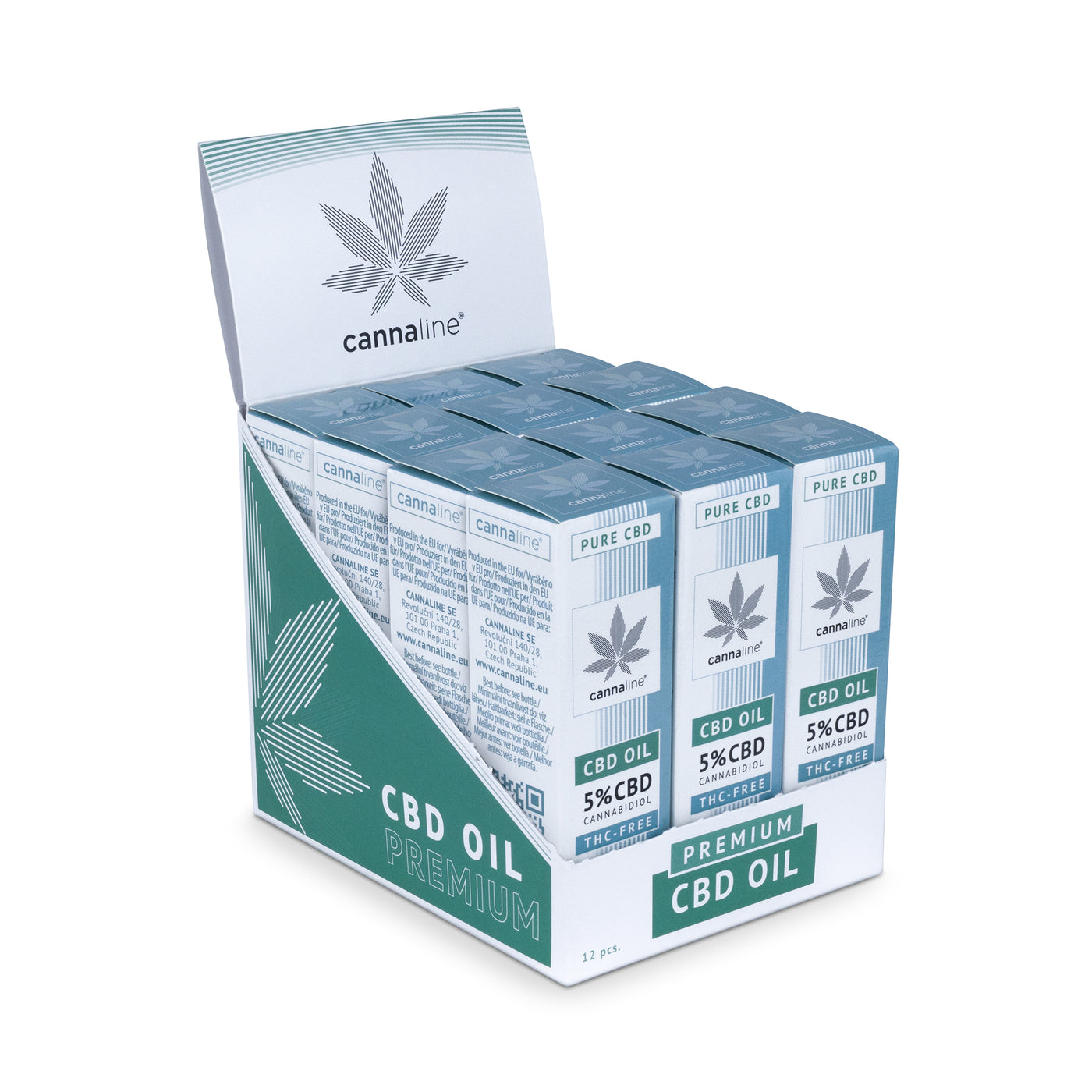 THC-FREE CBD ზეთი – Cannaline (5%)