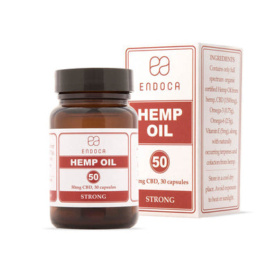 კანაფის ზეთის კაპსულები - Hemp Oil Capsules - strong