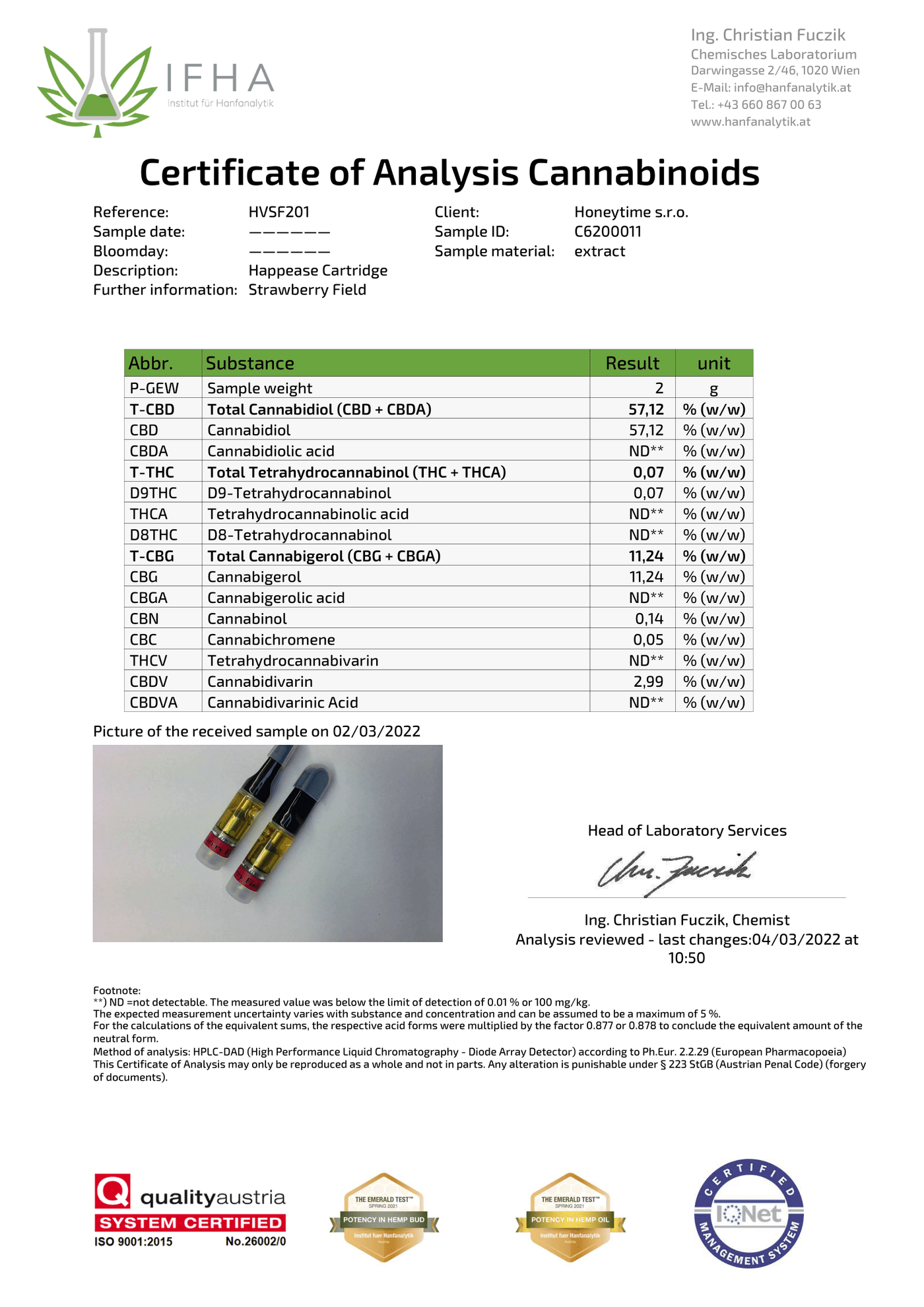 CBD ვეიპი - Strawberry Field