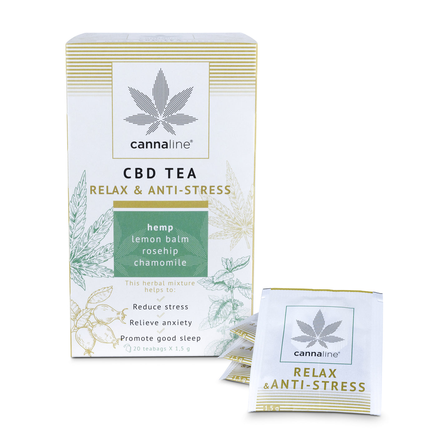 CBD ჩაი - CBD Tea Relax & Anti-Stress