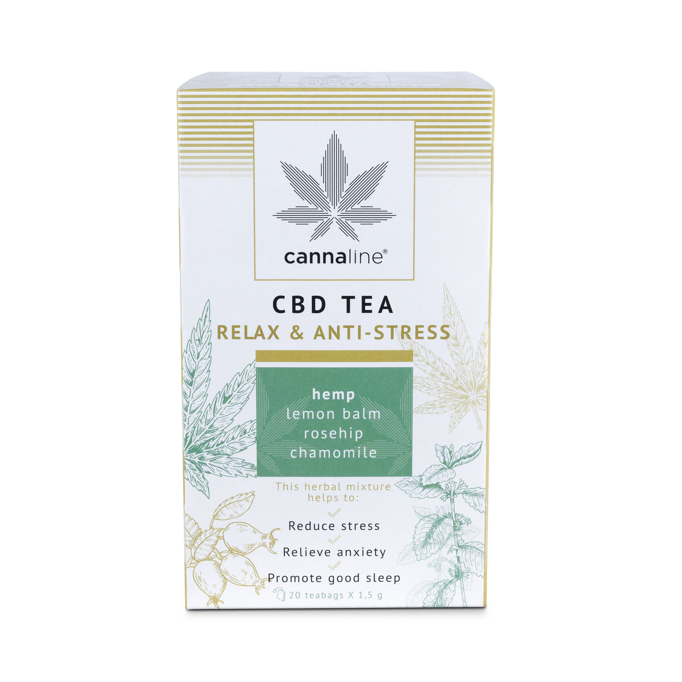 CBD ჩაი - CBD Tea Relax & Anti-Stress